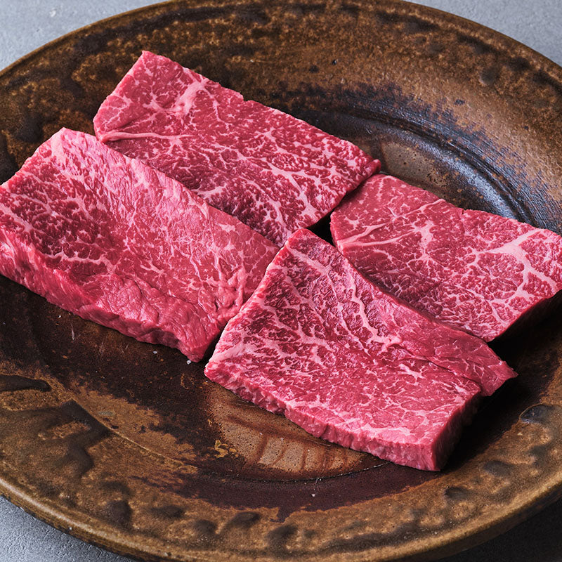 ステーキ用:国産黒毛和牛(モモ)【枚数売り】約150g×4枚