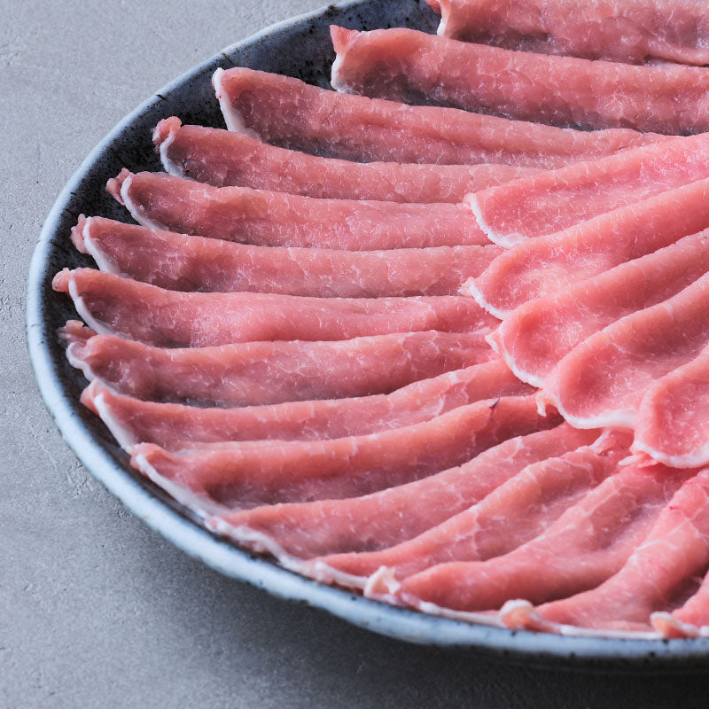 しゃぶしゃぶ用:鹿児島黒豚(ロース)【量り売り】