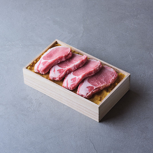 味噌漬:国産豚(ロース)【折詰】600g