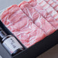 しゃぶしゃぶ用：鹿児島黒豚（ロース・バラ）日山のぽん酢付き【折詰】600g_3