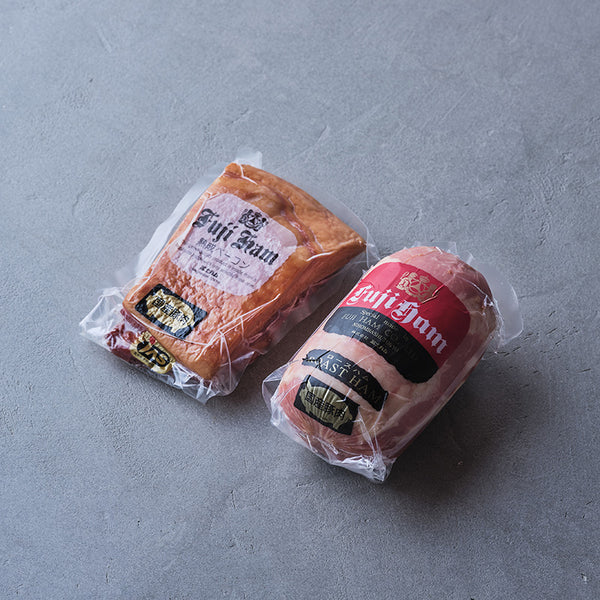 特製ロースハム 700g ・ 熟成ベーコンカット400g | 日山オンライン