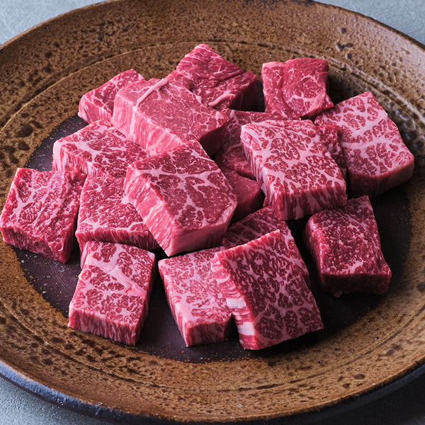 国産黒毛和牛ひとくちステーキ（モモ）450g | 日山オンラインショップ