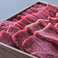 焼肉用セットC：国産黒毛和牛（モモ・バラカルビ・ロース）【折詰】合計900g3